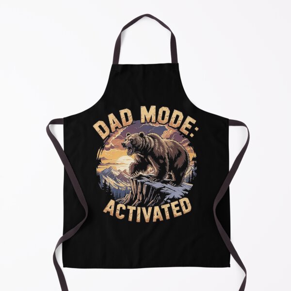 Item preview, Fierce Bear Dad Mode Activated Wilderness Adventure Masculine Design designed and sold by love3617.
