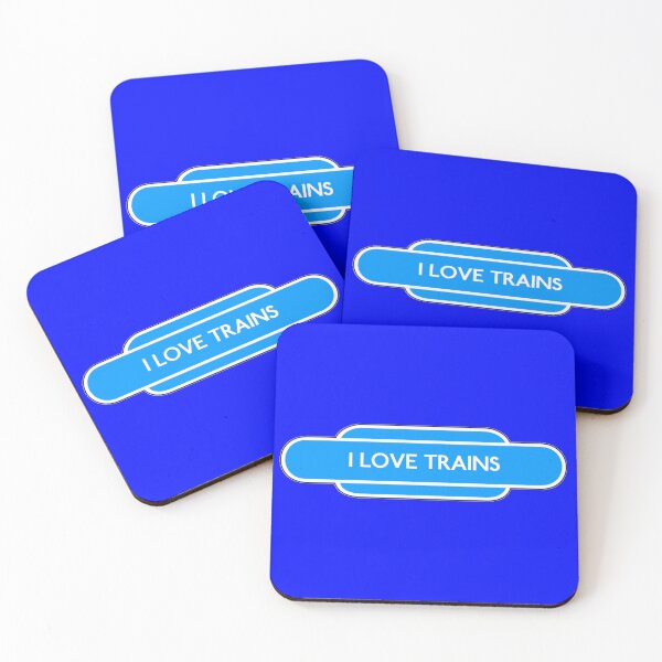 Item preview, For The Love Of Trains... (Blue/Cyan) designed and sold by dredfell.