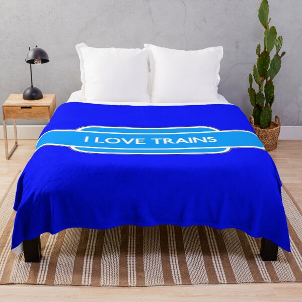 Item preview, For The Love Of Trains... (Blue/Cyan) designed and sold by dredfell.