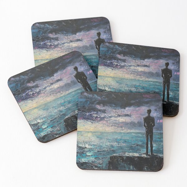 Item preview, At the Edge of the Sea at Night by Elin Norrgård designed and sold by VelvetEchoArt.
