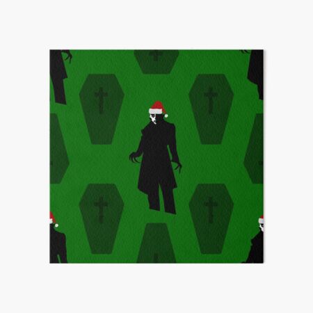 Item preview, christmas santa nosferatu vampire coffins casket designed and sold by Gossip Rag.