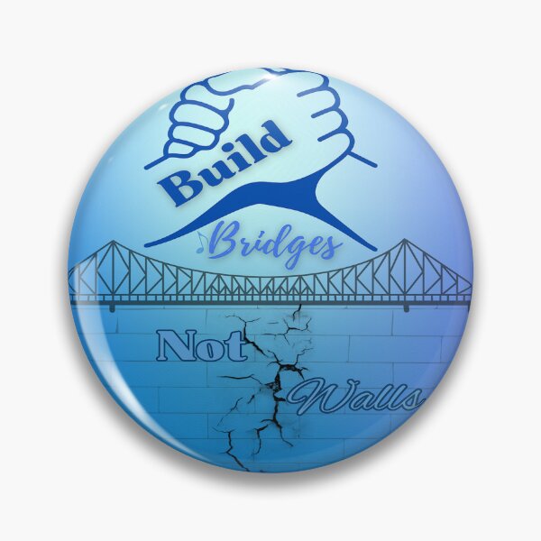 Item preview, Build Bridges Not Walls designed and sold by BrightrDayMusicArt.