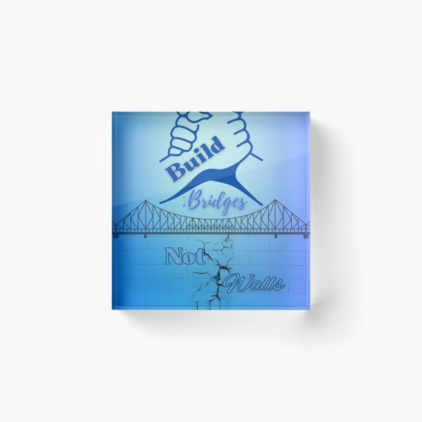 Item preview, Build Bridges Not Walls designed and sold by BrightrDayMusicArt.