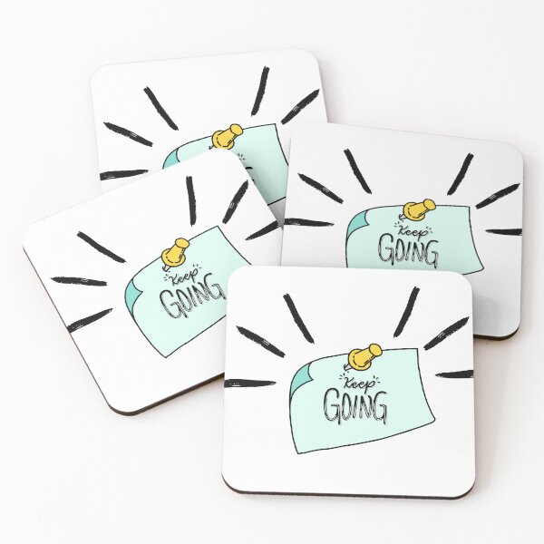 Item preview, Keep Going-sticky note designed and sold by vibrantvibes-co.