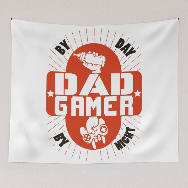 Item preview, dad by day gamer by night  designed and sold by samuzai.