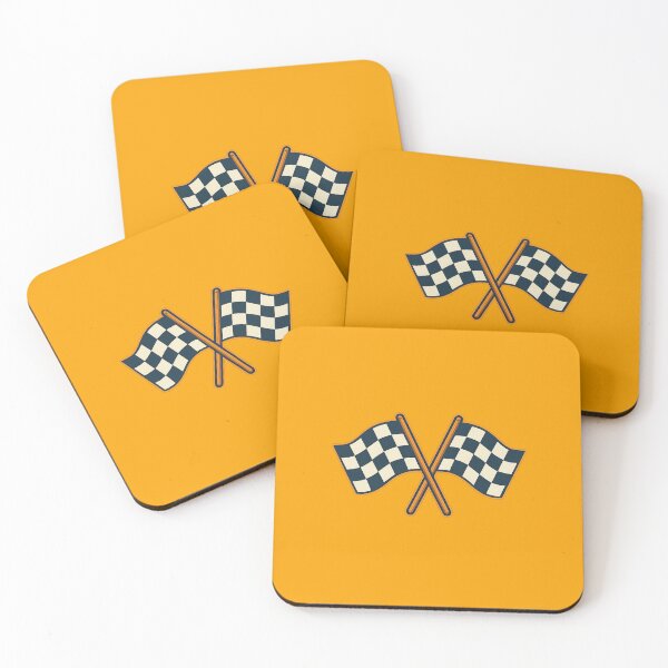 Item preview, Cartoon Checkered Flags designed and sold by DriftSupply.