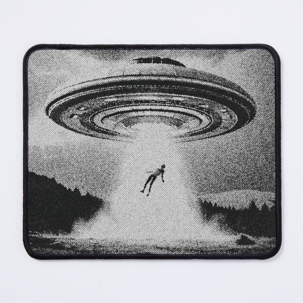 Item preview, Classic UFO Abduction – Vintage Halftone Alien Encounter Tee designed and sold by Spaabus.
