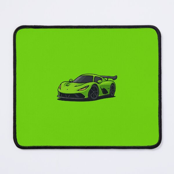 Item preview, Cartoon Green Hypercar designed and sold by DriftSupply.