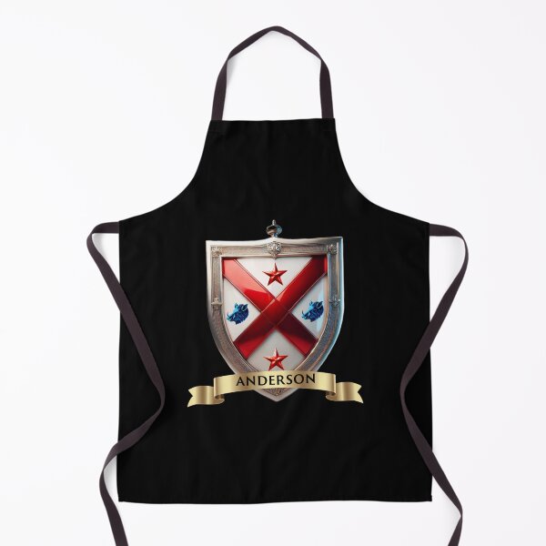 Item preview, Anderson Scottish Pride Crest  Saltire Shield with Highland Heart designed and sold by Highlandkings.