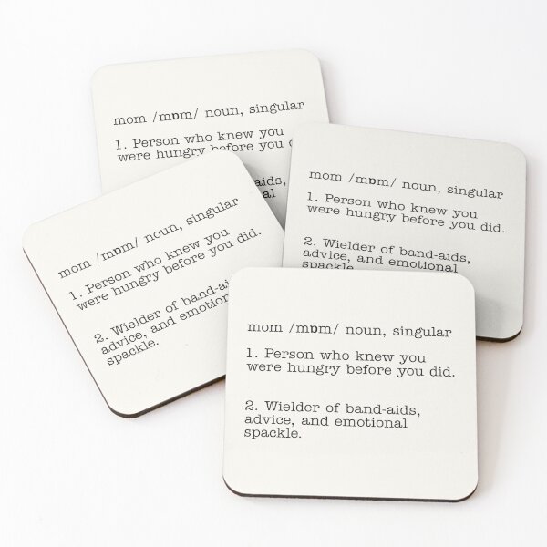 Item preview, Funny Mom Definition Print – “Person Who Knew You Were Hungry Before You Did” designed and sold by CrumblyStudio.