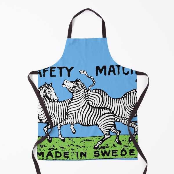 Item preview, Safety Matches Matchbox Art Swedish Zebras designed and sold by Pixelchicken.
