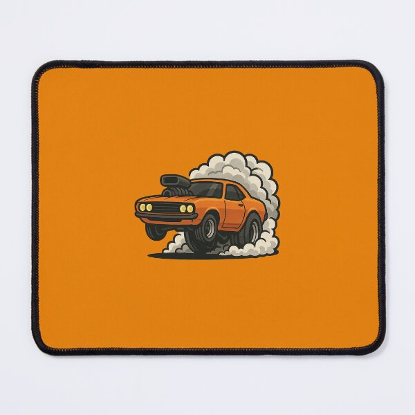 Item preview, Cartoon Orange Muscle Car designed and sold by DriftSupply.