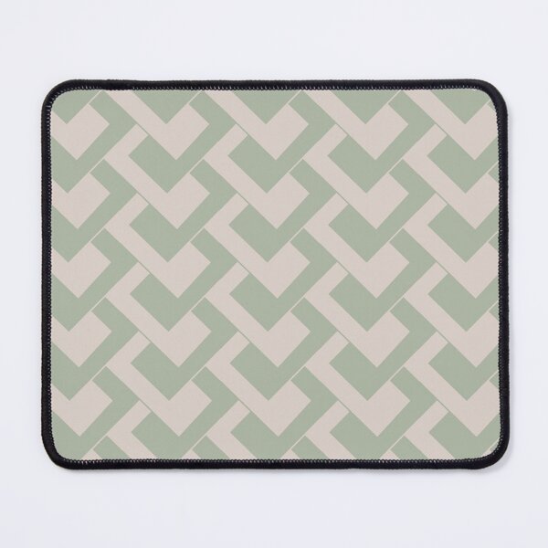 Item preview, overlap herringbone sage pattern design designed and sold by RhoQA.