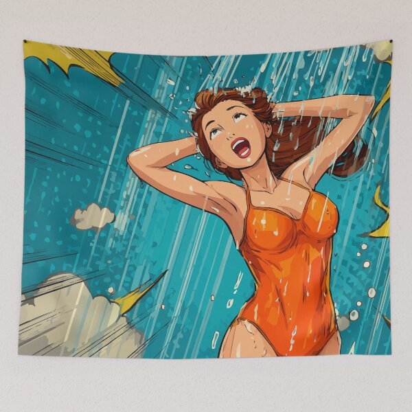 Item preview, Girl Showering designed and sold by Frostlyn.
