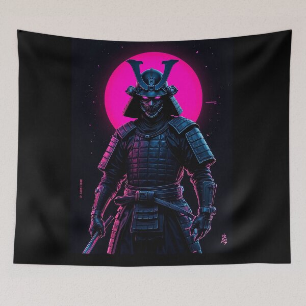 Item preview, Cyberpunk Samurai Warrior Japanese Futuristic Style designed and sold by EddieBalevo.