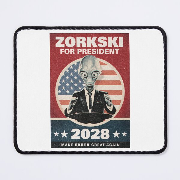 Item preview, Zorkski for President 2028 – Make Earth Great Again Tee designed and sold by Spaabus.