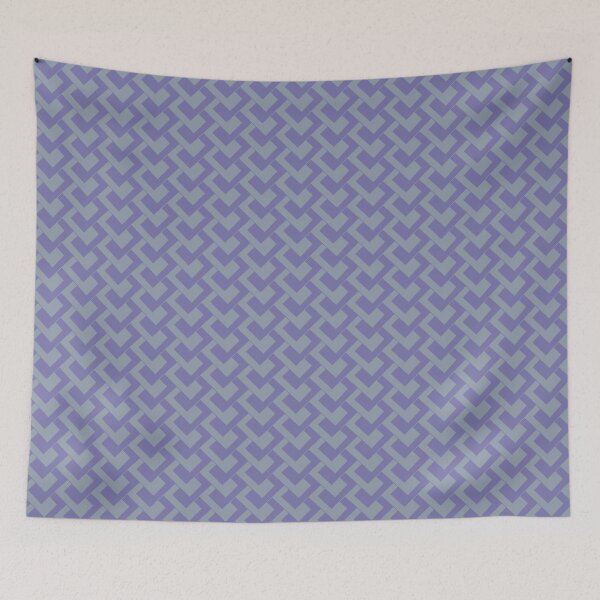 Item preview, overlap herringbone blu pattern design designed and sold by RhoQA.