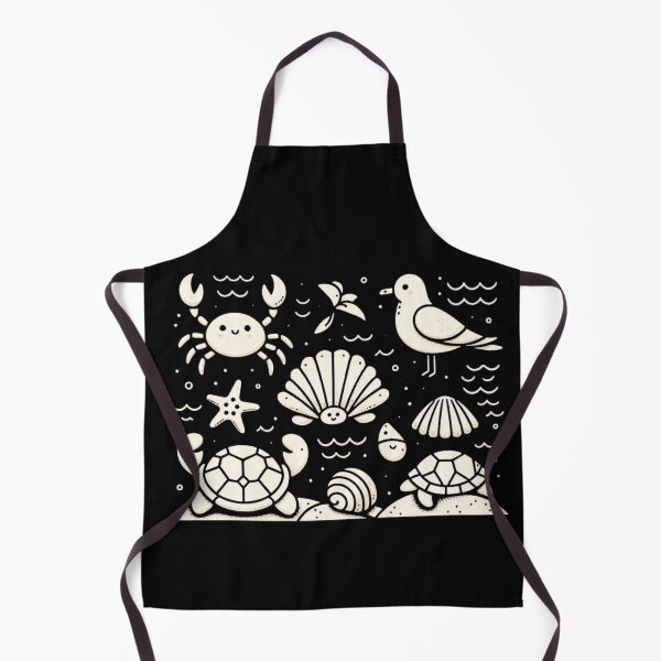 Item preview, Cute Beach Animals – AI Artwork of Small Creatures on White Sand for Fun Clothing and Accessories for Women designed and sold by knalpot-design.