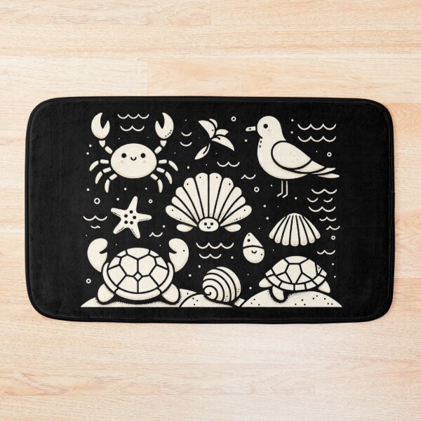 Item preview, Cute Beach Animals – AI Artwork of Small Creatures on White Sand for Fun Clothing and Accessories for Women designed and sold by knalpot-design.