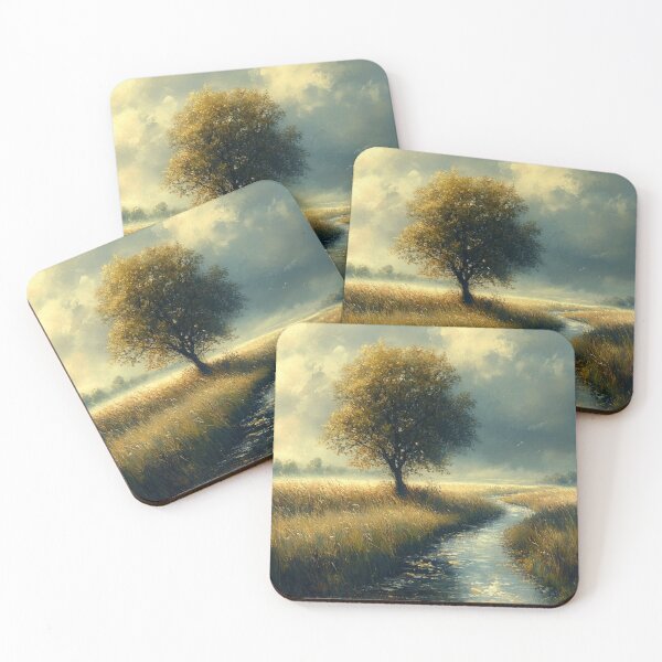 Item preview, River and meadow before the storm, painting style designed and sold by ArtNames.