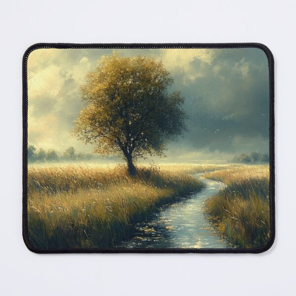 Item preview, River and meadow before the storm, painting style designed and sold by ArtNames.