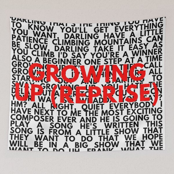 Item preview, Merrily we roll along  lyrics  designed and sold by broadwaygirl142.