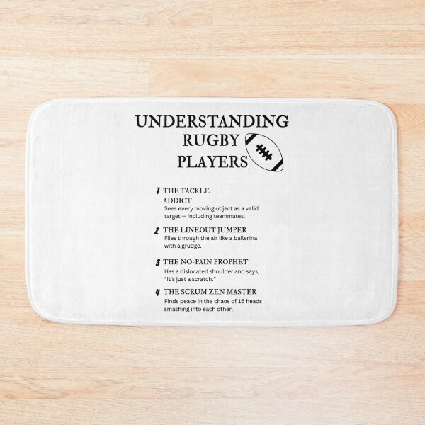 Item preview, Understanding Rugby Players – Funny Mud, Bruises & Chaos Humor designed and sold by PsyFlow35.