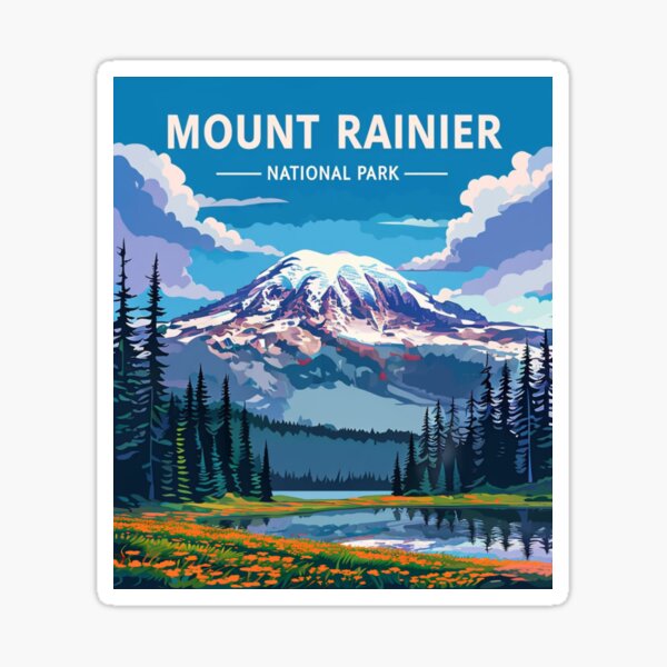 Item preview, Mount Rainier National Park designed and sold by glooballcenter.