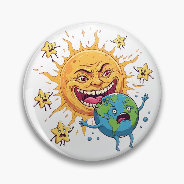 Item preview, Sun Eats The World Cosmic Absurdity  designed and sold by SurrealArtSzysz.