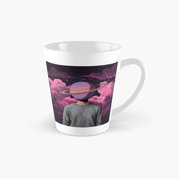 Item preview, Surreal Saturn Head - Cosmic Art Print designed and sold by PhotiniaART.