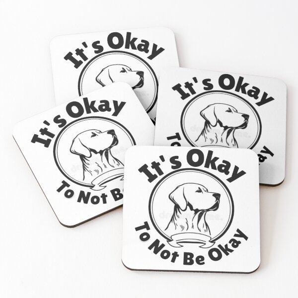 Artikelvorschau, Labrador-Hund-Shirt für psychische Gesundheit – Es ist okay, nicht okay zu sein – Inspirierendes T-Shirt für Tierliebhaber (Shirts, Aufkleber, Tassen, Kapuzenpullover, …) entworfen und verkauft von Misnrays93.