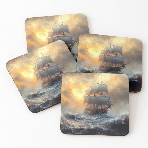 Item preview, Ship at sea during a storm, painting style designed and sold by ArtNames.