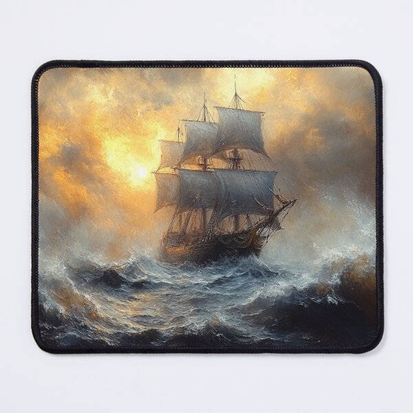 Item preview, Ship at sea during a storm, painting style designed and sold by ArtNames.