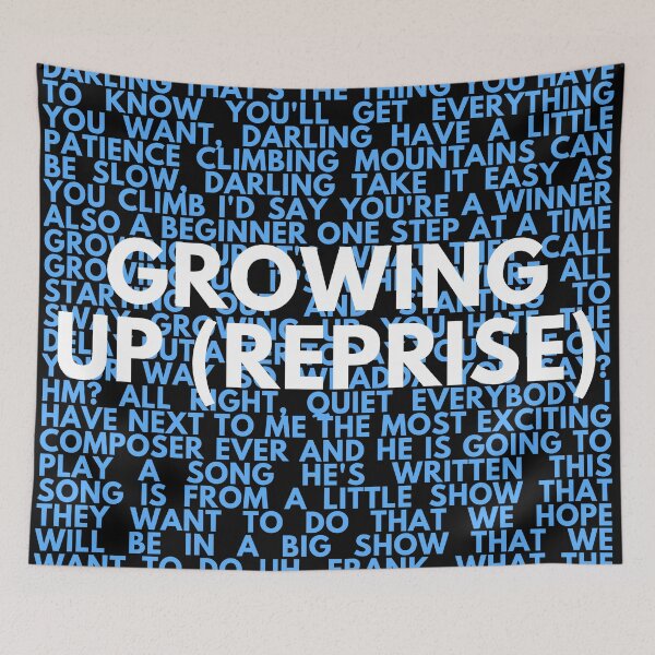 Item preview, Merrily we roll along lyrics  designed and sold by broadwaygirl142.