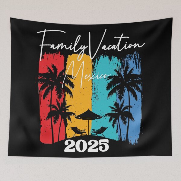 Item preview, Family Beach Vacation – Bold & Vibrant Coastal Graphic  designed and sold by FaeryNuff.