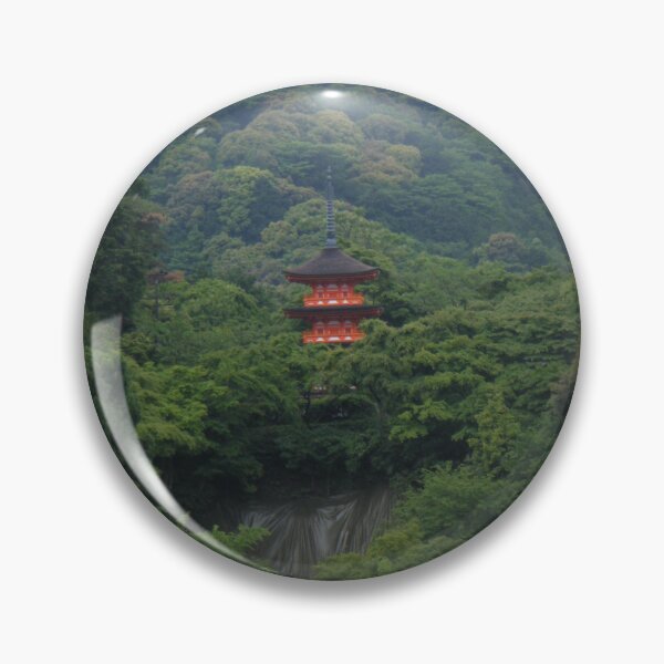 Item preview, Red Faraway Shrine on the Mountain designed and sold by KaleChub.