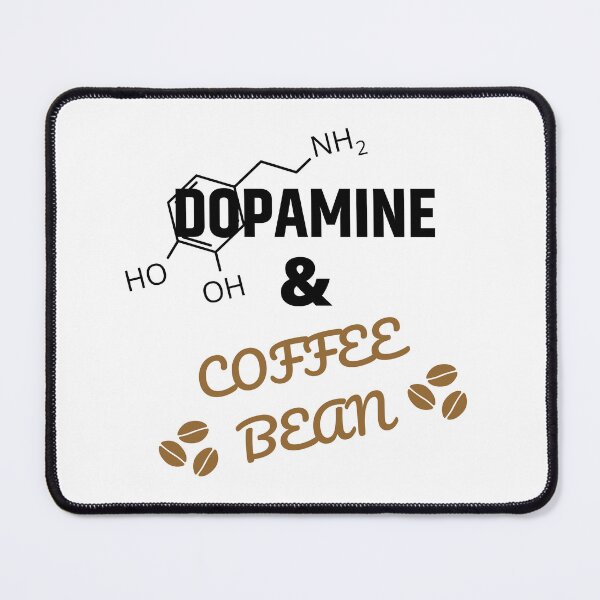 Item preview, Dopamine & Coffee Bean - Psychology, Neuroscience, Mind, Brain, Mental Health, Psychologist, Psychiatrist, Caffeine, Latte designed and sold by jadedscientist.