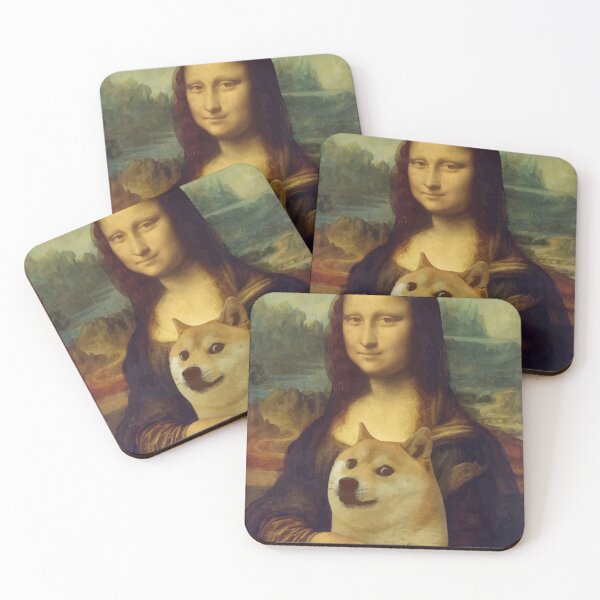 Item preview, Mona Lisa with Doge designed and sold by AndyTats.