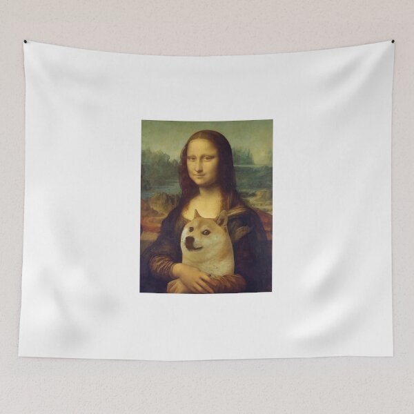 Item preview, Mona Lisa with Doge designed and sold by AndyTats.