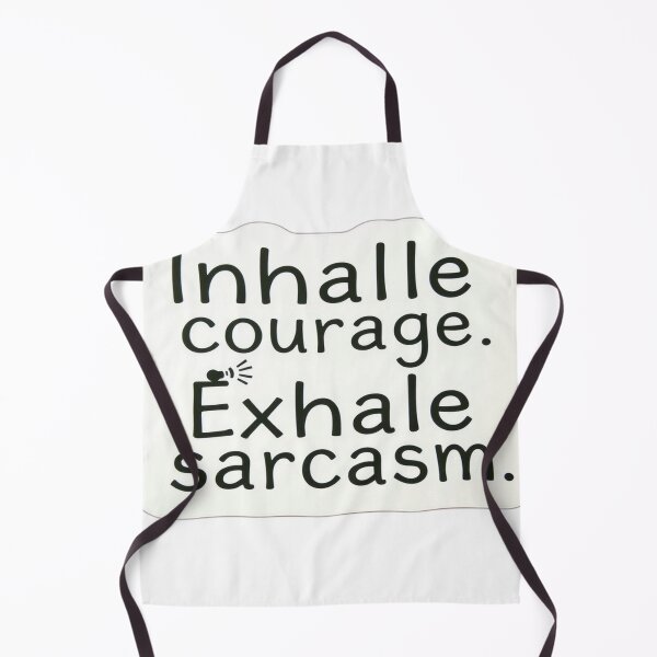 Item preview, Breathe In Boldness – Sarcastic Affirmation Sticker designed and sold by Digital Artisan.