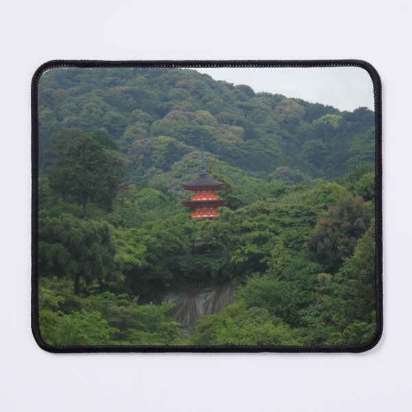 Item preview, Red Faraway Shrine on the Mountain designed and sold by KaleChub.