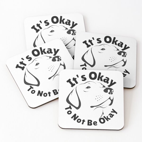 Artikelvorschau, Labrador-Hund-Shirt für psychische Gesundheit – Es ist okay, nicht okay zu sein – Inspirierendes T-Shirt für Tierliebhaber (Shirts, Aufkleber, Tassen, Kapuzenpullover, …) entworfen und verkauft von Misnrays93.