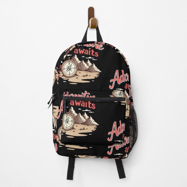 Item preview,  Adventure Awaits – Vintage Compass and Mountain Explorer Design designed and sold by Jason123za.