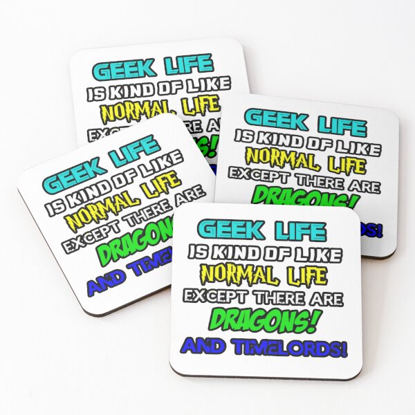 Item preview, Geek Life but with Dragons and Timelords designed and sold by dpandwolvie.