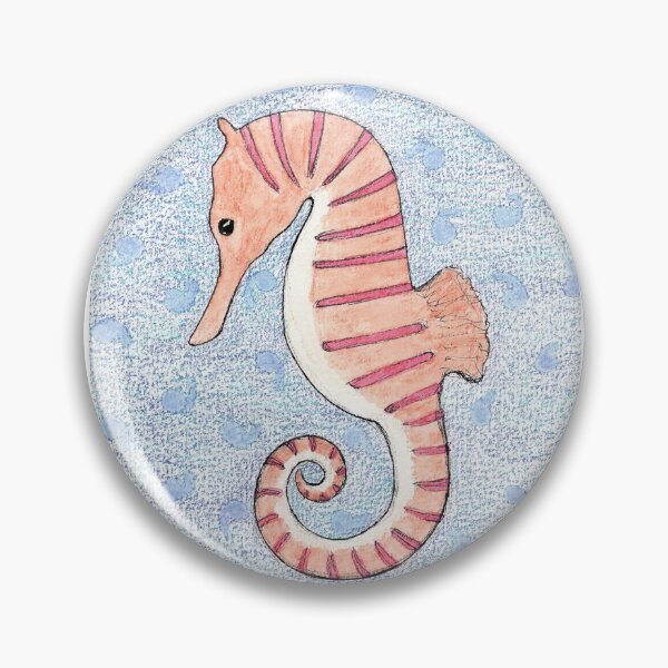 Item preview, Orange Seahorse designed and sold by CinnaStudios.