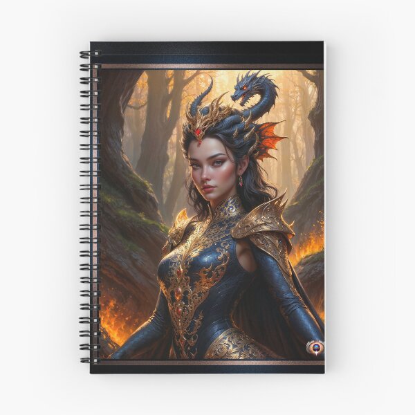 Item preview, Portrait Of The Dragon Fire Queen Xzelia Verelsa Stunning AI Concept Art by Xzendor7 designed and sold by Xzendor7 Digital Art Creations.