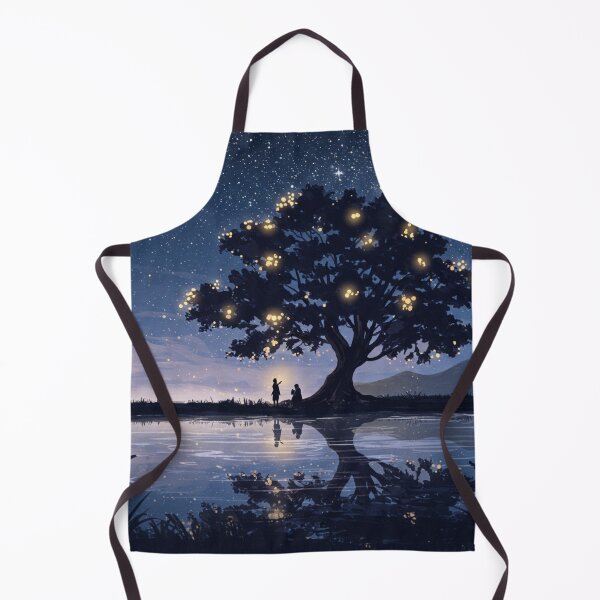 Item preview, Dreamy Nightscape - Enchanted Tree Reflection Art designed and sold by PhotiniaART.