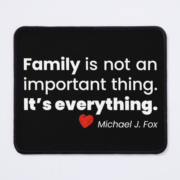 Item preview, Family Is Everything - Heartfelt Quote for dark background designed and sold by PixelPunny.