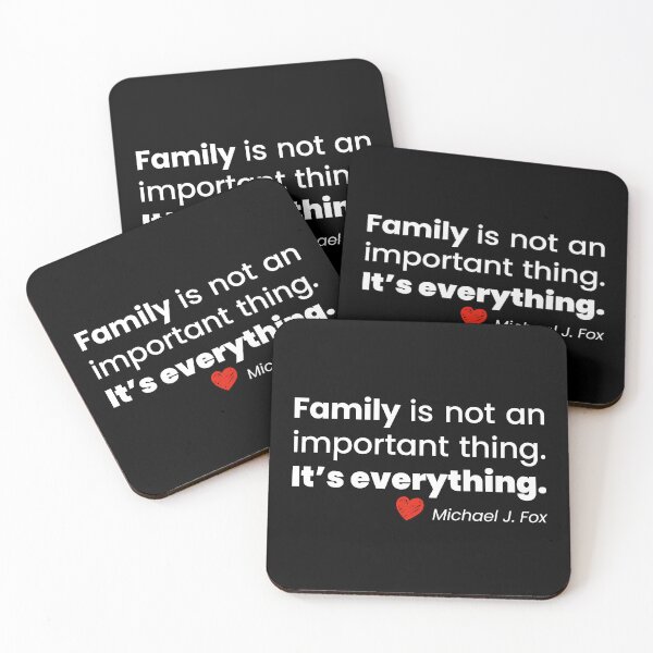 Item preview, Family Is Everything -  Heartfelt Quote for dark background designed and sold by PixelPunny.
