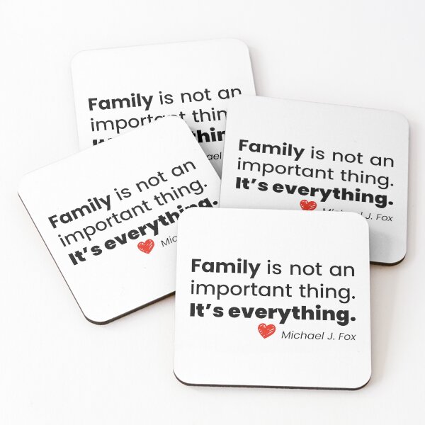 Item preview, Family Is Everything -  Heartfelt Quote for light background designed and sold by PixelPunny.
